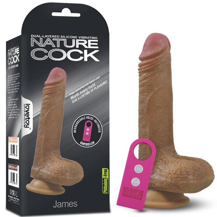 James Nature Cock Flesh Music Vibrador