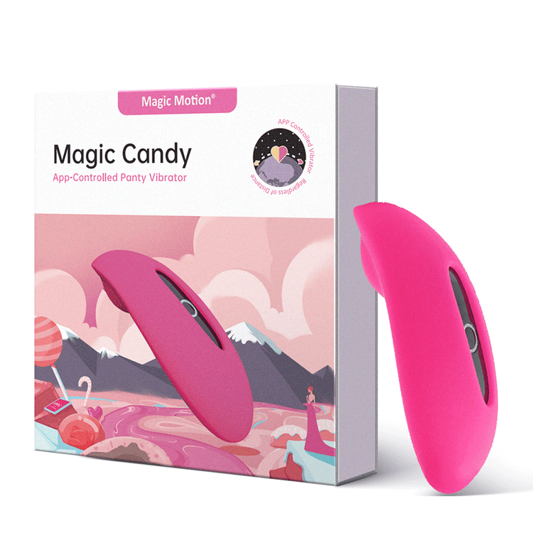 Estimulador Clitorial Magic Candy Controlado por APP Global