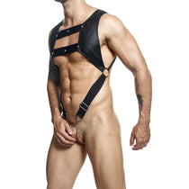 DNGEON CROPTOP HARNESS COCKRING BY MOB