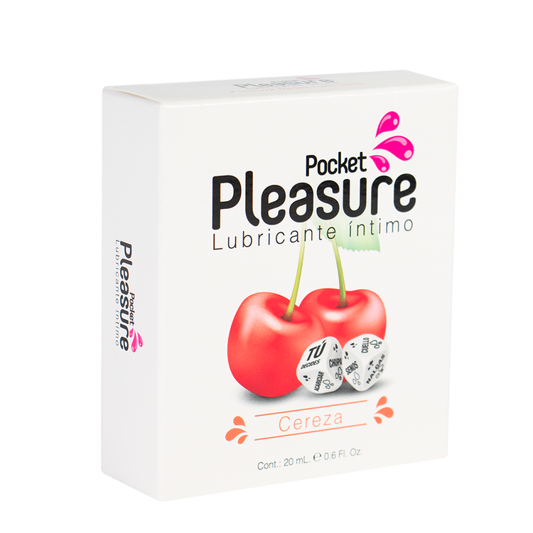 LUBRICANTE X 20 ML CEREZA POCKET PLEASUR