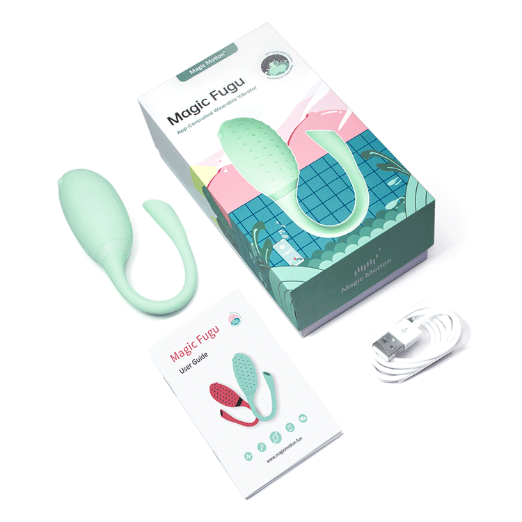 Vibrador Magic Fugu Green controlado por APP Global